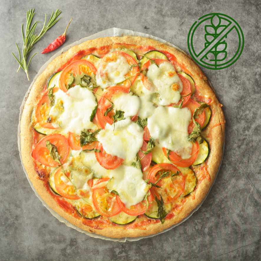 Pizzaboden Glutenfrei ca. ø 30-32 cm- 4,40 € (netto) pro VPE.