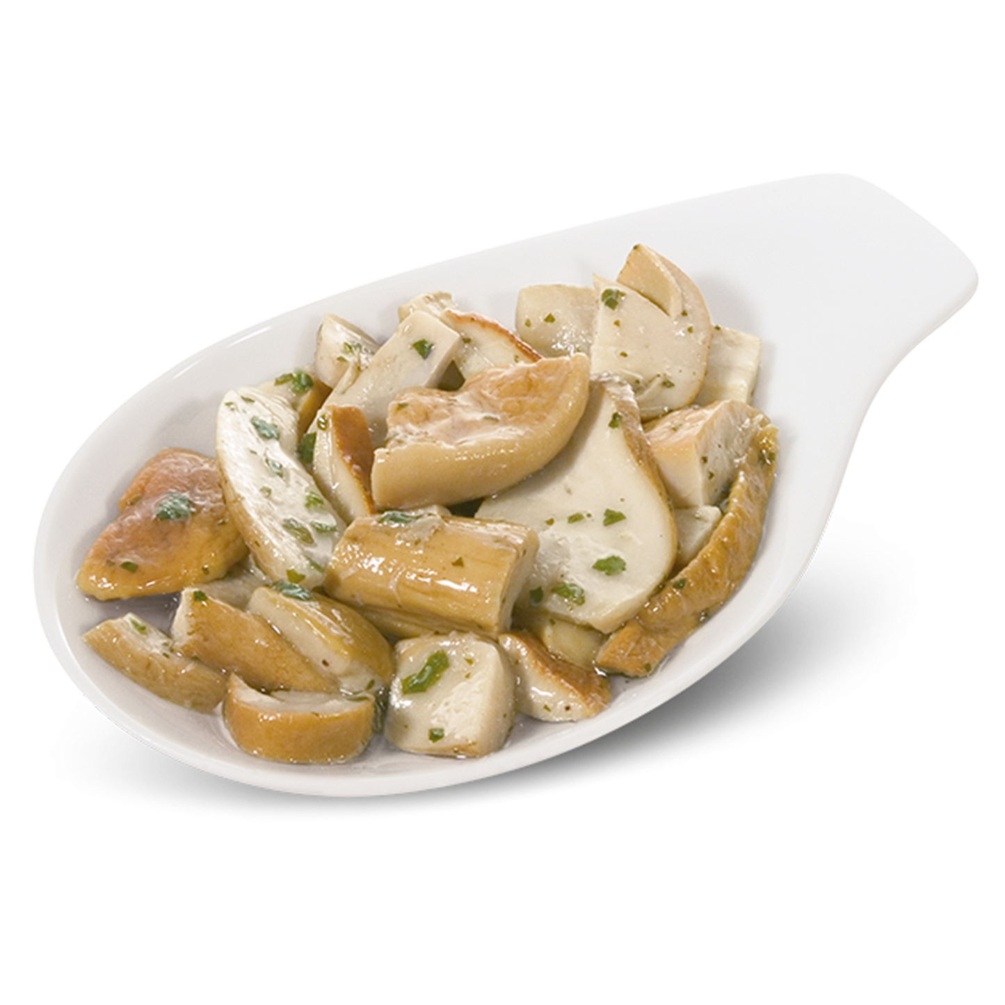 Sautierte Steinpilzscheiben Und ‑Stücke “Farci Pizza“