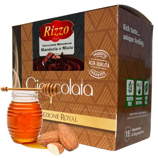 Hot Chocolate with Almond and Honey Flavor