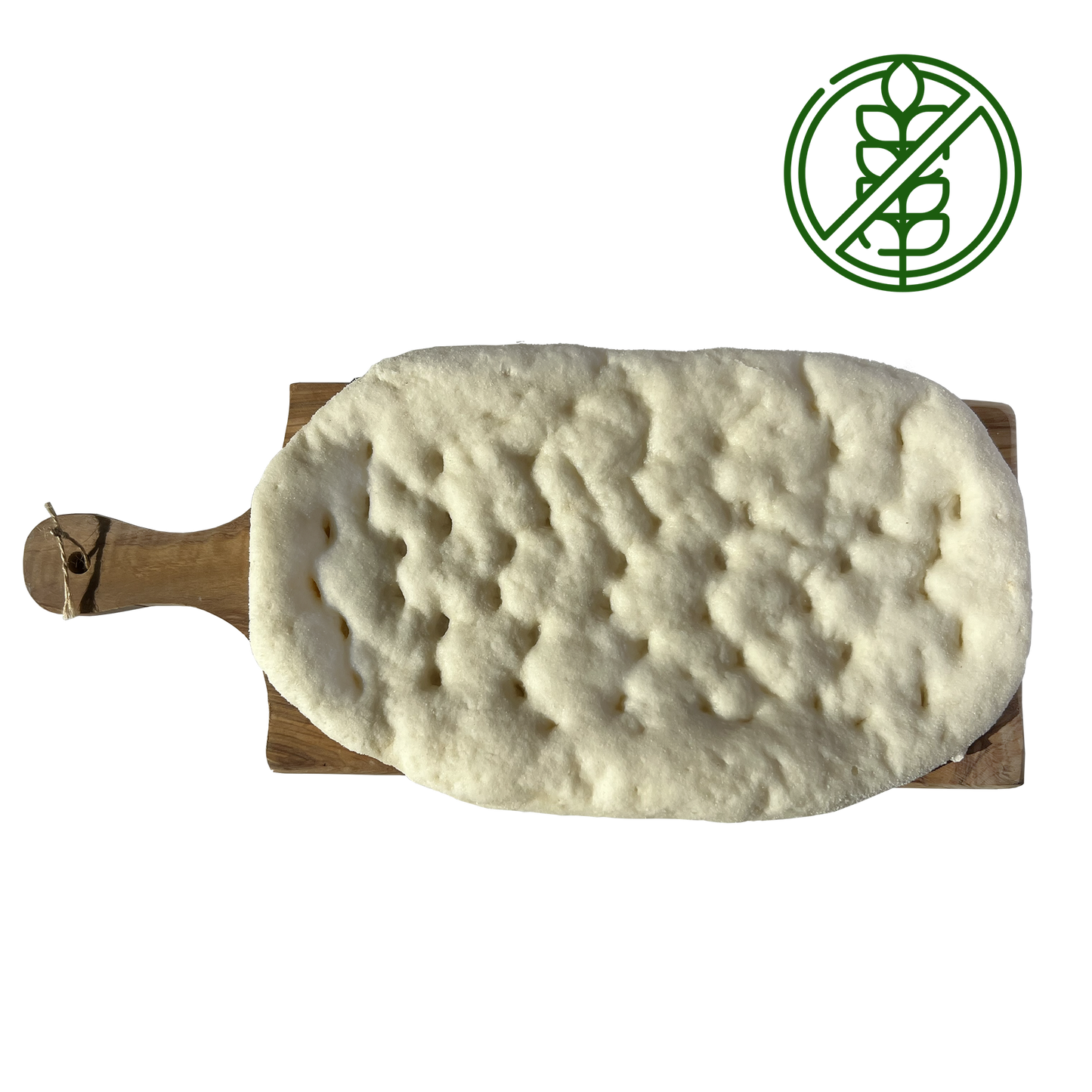 Pizza base gluten-free ø33cm - €4.20 per piece.