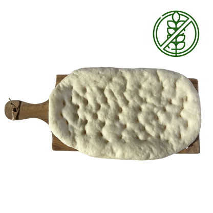 Pizza base gluten-free ø33cm - €4.20 per piece.