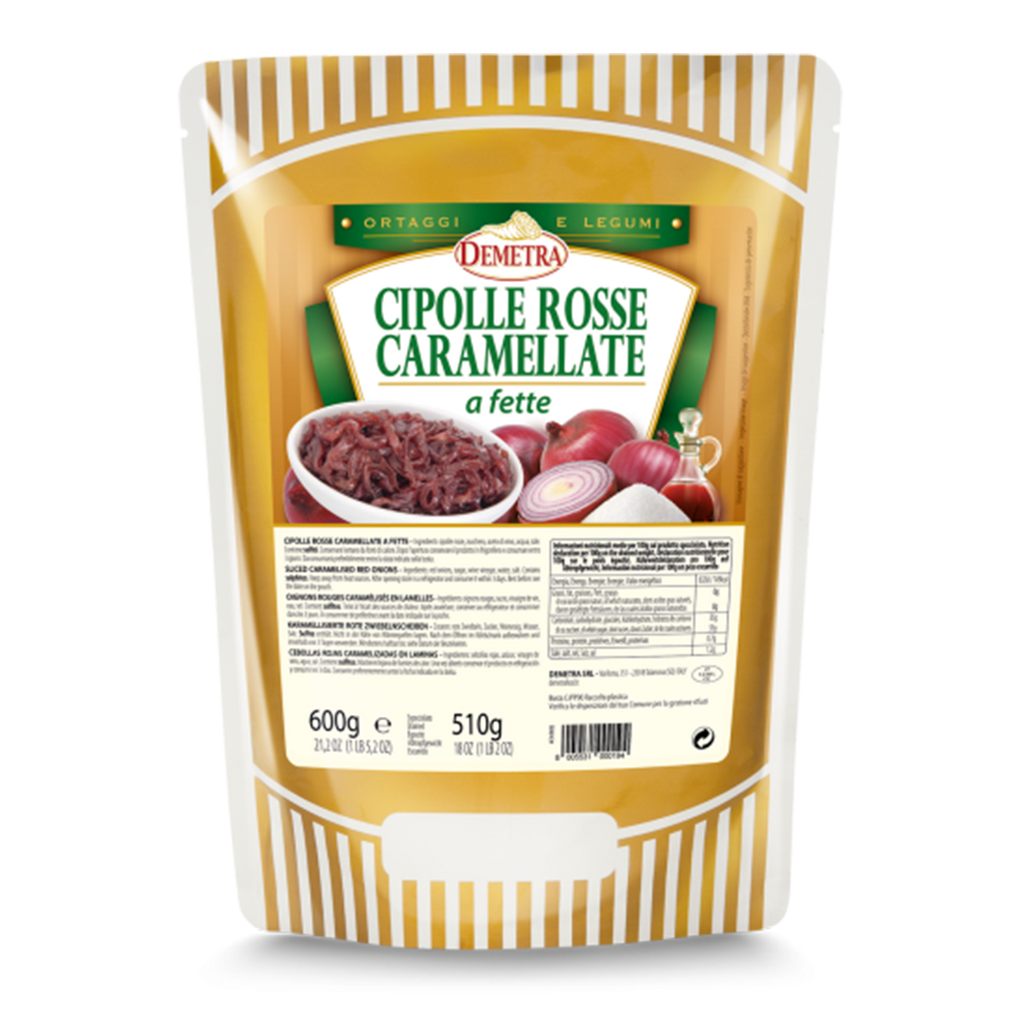 Karamellisierte Rote Zwiebelnscheiben