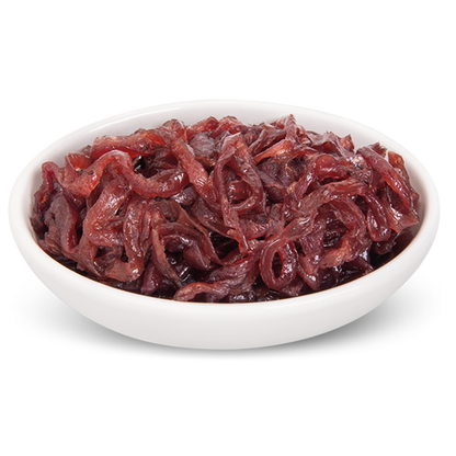 Karamellisierte Rote Zwiebelnscheiben