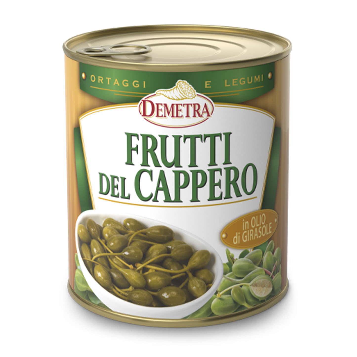 Kapern Früchte in Sonnenblumenöl