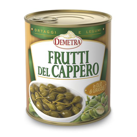 Kapern Früchte in Sonnenblumenöl