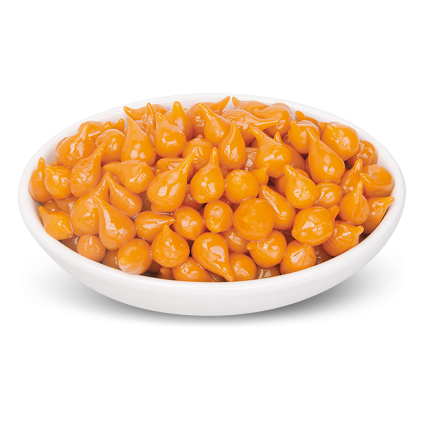 Gelbe Peperoni-Tropfen Süss-Sauer